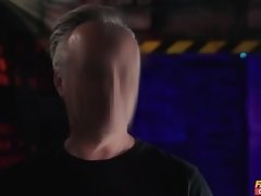 デカ尻, フェラチオ, バック, 女 人男 人, 毛深い, オナニー, 淫乱熟女, 三人