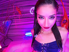 Anal, Cul à la bouche, Sucer une bite, Brunette brune, Faciale, Béant, Lingerie