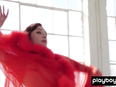 デカパイ, 軟体, 下着, 自然山雀, 小柄, 赤毛, ガリガリ, 一人