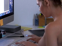 Vrouw, Hd, Nudist, Alleen, Speelgoed