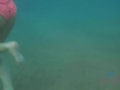 素人, ビーチ, ビキニ, 茶髪の, オマンコ, 剃毛, 靴下, オッパイの