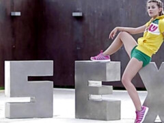 Leie, Arsch, Grosse titten, Lingerie, Masturbation, Dürr, Solo, Titten