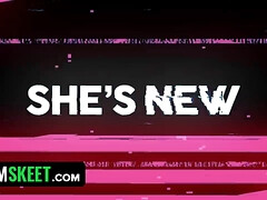 18, アメリカ人, フェラチオ, 茶髪の, 大学生, 女, ハードコア, オーガズム