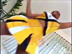 Anal, Gros seins, Noire, Sucer une bite, Noir ébène, Interracial, Nénés