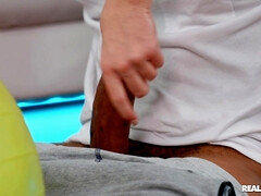 Loco, Flexible, Gafas, Pajear, Tacones, Verga enorme, Aceite, Tetas