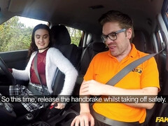 Leie, Blasen, Auto, Hundestellung, Handjob, Im freien, Überraschung