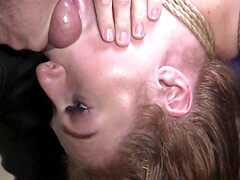 Babe has to pass the rite of the BDSM sex and new friend help her