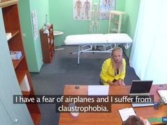 Enthousiasteling, Arts, Likken, Verpleegster, Kantoor, Kut duiken, Uniformpje, Bekijker