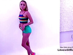 Auditie, Blond, Dichtbij, Sperma, Erotisch, Hd, Gezichtspunt, Kut duiken