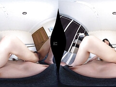 Tempting asian beauty breathtaking VR scene