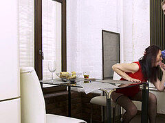 Минет, Брюнетки, Колледж, Постарше, Зрелые, Сиськи