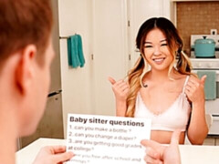 Asiatisch, Arsch, Blasen, Küssen, Küche, Rasiert, Jungendliche (18+)