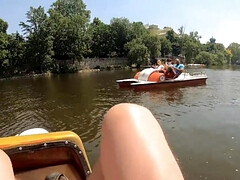 Grosser schwanz, Grosse titten, Blasen, Braunhaarige, Pummelig, Gehörnter ehemann, Hd, Im freien