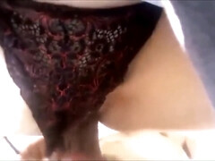 Bekleidet, Absätze, Masturbation, Höschen, Realität, Satin, Strümpfe, Spielzeuge