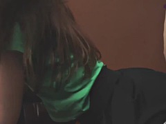 Perfect teen ass and boobs on webcam solo