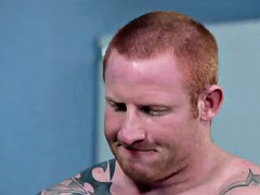 アナル, ゲイ, ハードコア, オフィス, 三人