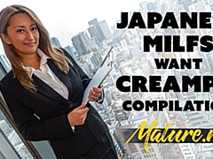 茶髪の, ハードコア, 日本人, なめる, 熟年, 淫乱熟女, 母, オマンコ