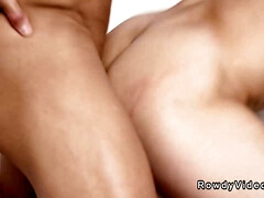 In den arsch, Asiatisch, Spermaladung, Schwul, Wichsen, Muskel, Arsch lecken