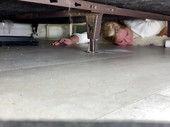 Stepmother Gets Banged While Stuck Under The Bed