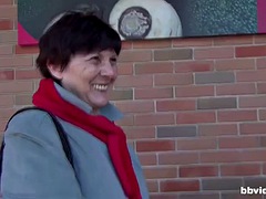 Verga grande, Mamada, Pareja, Alemán, Abuelita, Sexo duro, Maduro, Chupando