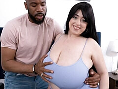 Gorda, Culo grande, Verga grande, Tetas grandes, Mamada, Gordita, Estilo perrito, Interracial