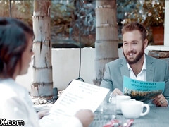 Arsch, Grosser schwanz, Grosse titten, Braunhaarige, Vollbusig, Kehlenfick, Nippel, Titten