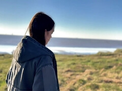 ビーチ, 茶髪の, 裸, オーガズム, アウトドア, オマンコ, スカート, おもちゃ