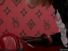 Noire, Blonde, Gants, Hard, Lesbienne, Culottes ou slips, Jarretelles, Vibromasseur