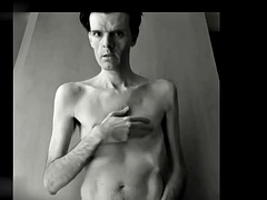 黒人, 黒人, フェティッシュ, ゲイ, 乳首, ガリガリ, 一人, ウェブカメラ