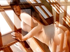 お尻, 美女, 巨乳な, オナニー, 淫乱熟女, オマンコ, 一人, オッパイの