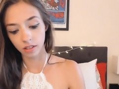 Amateur, Brunette brune, Masturbation, Solo, Jouets, Webcam