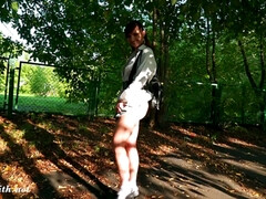 Jeny Smith hot babe public nudity video