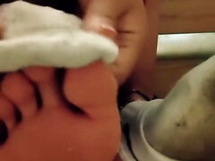 My Stepsisters Dirty Socks I Wore.. It Smells Like Cheese!