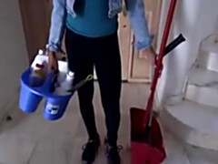 Linda, Garganta profunda, Polla, Ébano, Mucama, Natural, Orgasmo, Tetas