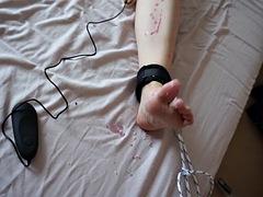 デカパイ, ボンデージ, イギリス人, 浮気者, 熟年, ヤリマン, オッパイの, 妻