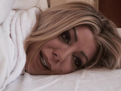 Blonde, Fille latino, Massage, Jouets