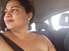 Auto, Buiten, Openbaar, Vrouw