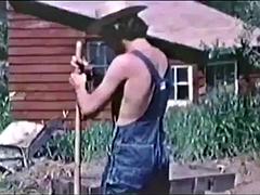 Минет, Семяизвержение, Группа, Секс без цензуры, Втроем, Сиськи, Винтаж