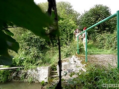 Strand, Grosse titten, Tschechisch, Selbstgemacht, Milf, Geld, Monster, Flotter dreier