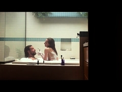 茶髪の, セレブ, シャワー