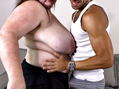 BBW dirty bitch fucked by big dick after sucking