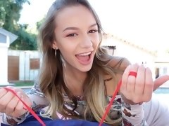 Blondine, Blasen, Hundestellung, Fingern, Handjob, Rasiert, Jungendliche (18+), Titten