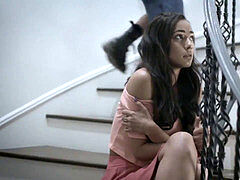 茶髪の, 大学生, パーティ, タトゥー, ティーン, のぞき