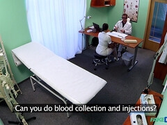 Saucy New Nurse Likes Working For Her New Boss