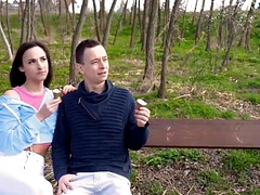 アメリカ人, デカパイ, 茶髪の, 捕まる, エロ熟女, 熟年, 淫乱熟女, お金