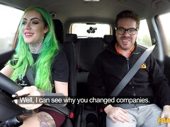 Schönheit, Blasen, Vollbusig, Auto, Hundestellung, Lecken, Im freien, Muschi