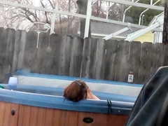 Enthousiasteling, Pijpbeurt, Bruinharig, Hd, Buiten, Douche