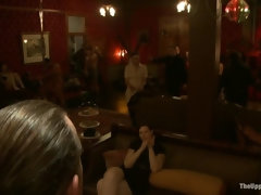 In den arsch, Sadomasochismus, Fesselspiele, Frau, Erniedrigung, Bestrafung, Sklave, Flotter dreier