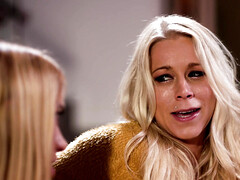 Blond, Auto, Gezin, Harig, Lesbisch, Moeder die ik wil neuken, Natuurlijke tieten, Tiener