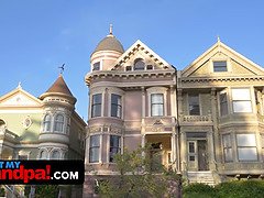 フェラチオ, 爸, ハードコア, Hd, 小柄, オマンコ, ガリガリ, ティーン